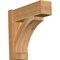Ekena Millwork Thorton Block Rough Sawn Outlooker, Western Red Cedar, 6"W x 16"D x 16"H OUT06X16X16THR05RWR - alternate 1